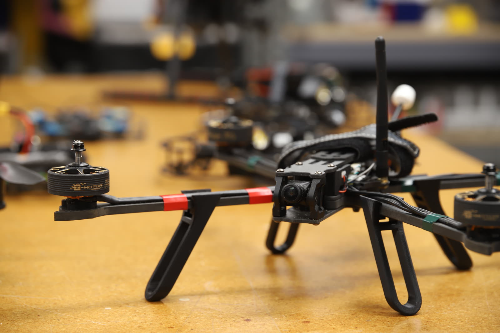 FPV multirotor airframe in the lab
